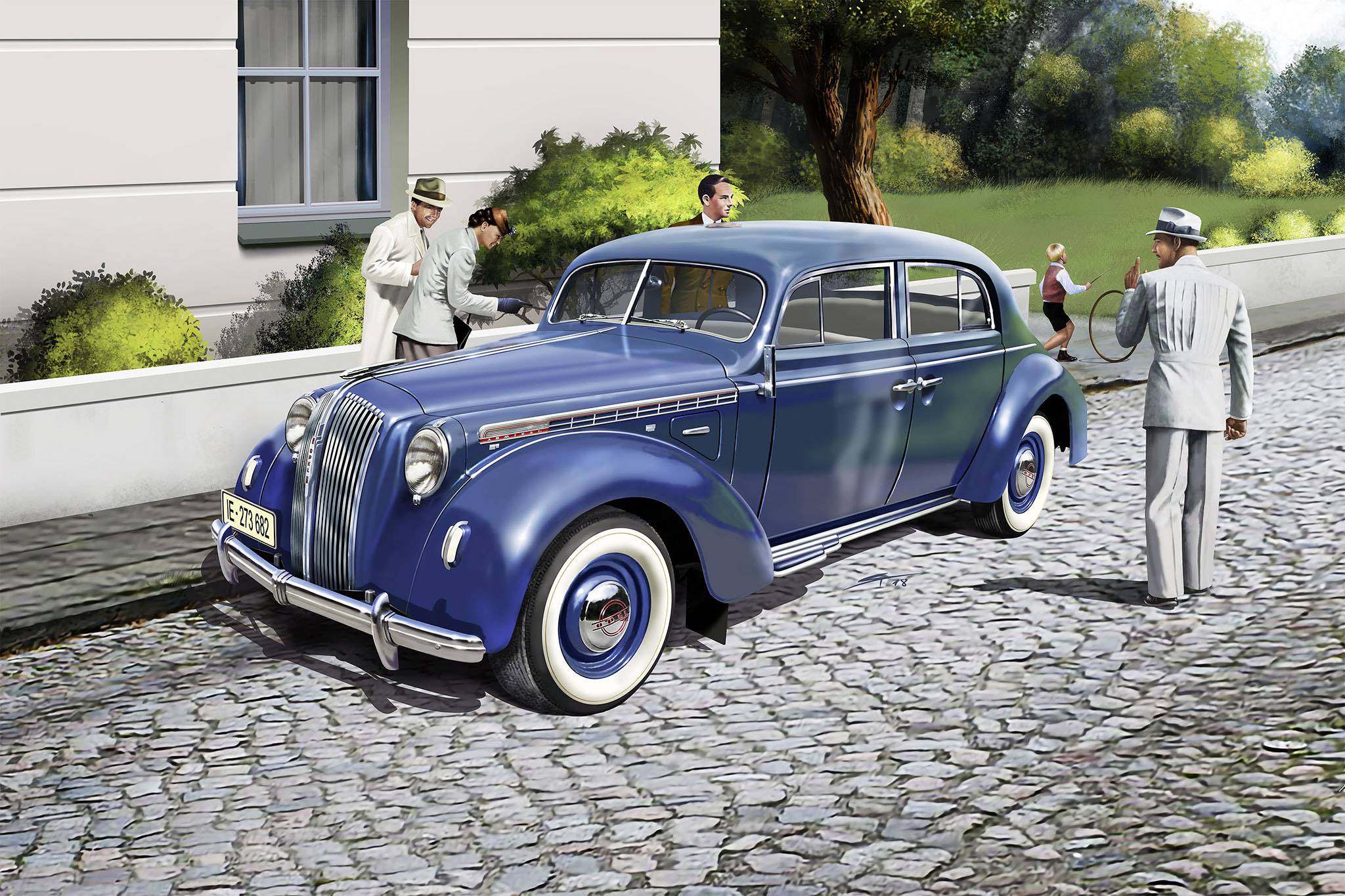 Revell 07042 Admiral Saloon Automodell Bausatz 1:24