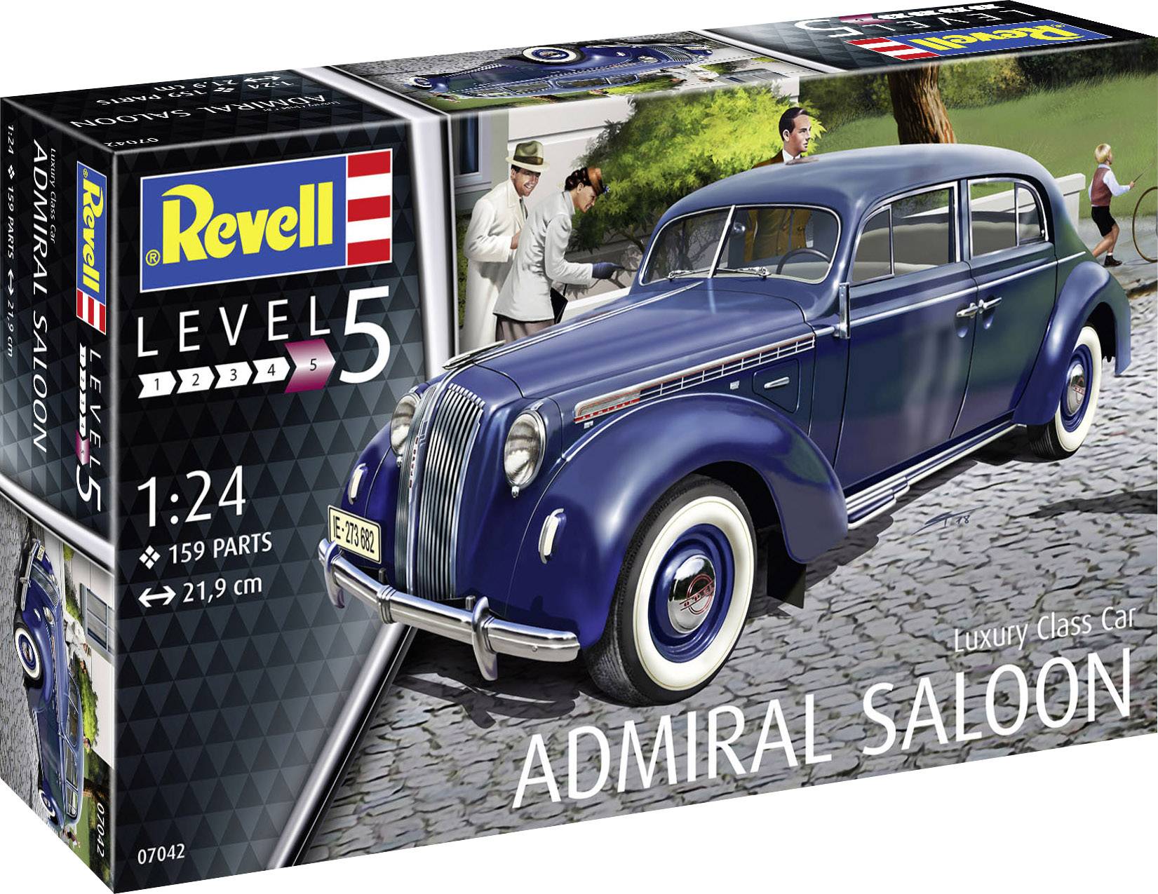 Revell 07042 Admiral Saloon Automodell Bausatz 1:24