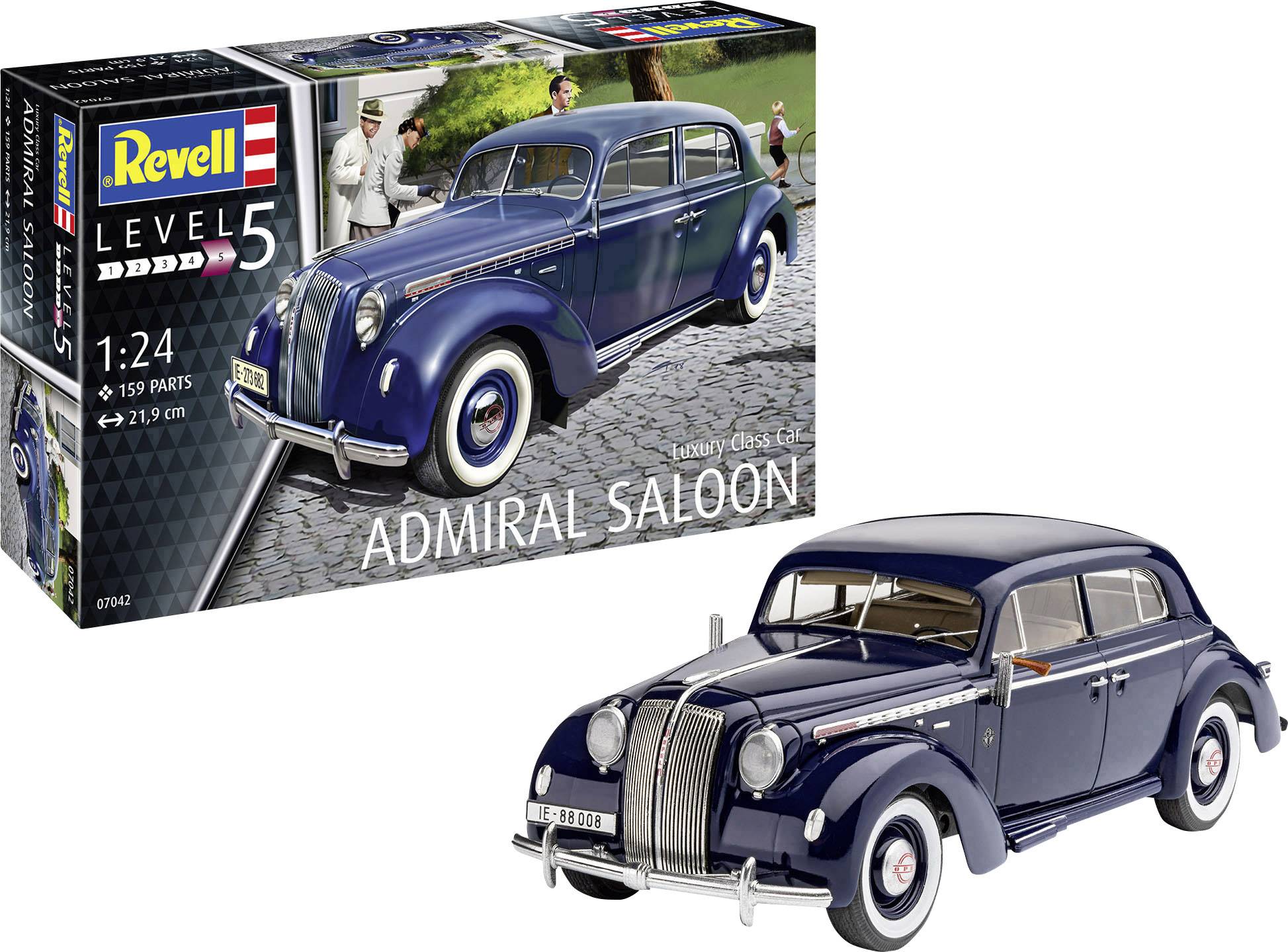 Revell 07042 Admiral Saloon Automodell Bausatz 1:24