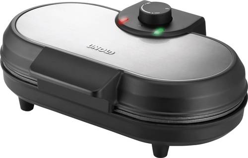 Unold 48165 Doppel- Pancake-Maker Schwarz, Edelstahl