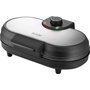 Unold 48165 Twin pancake maker Black, Stainless steel