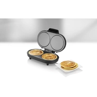 Unold 48165 Doppel- Pancake-Maker Schwarz, Edelstahl Unold 48165 Doppel- Pancake-Maker Schwarz, Edelstahl