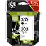 HP Druckerpatrone 303 Original Kombi-Pack Schwarz, Cyan, Magenta, Gelb 3YM92AE Tinte