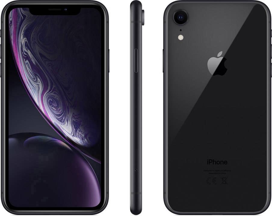 Apple iPhone XR (generalüberholt) (sehr gut) 64GB 6.1 Zoll (15.5 cm) iOS 12 12 Megapixel Schwarz