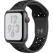 Apple Watch Series 4 Nike+ Cellular 44mm Aluminiumgehäuse Spacegrau Sportarmband Schwarz, Anthrazit