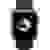 Renewd® Watch Series 3 GPS 38 mm (generalüberholt) (sehr gut) Aluminiumgehäuse Space Grau Sport Band Schwarz