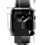 Apple Watch Series 4 44mm Edelstahlgehäuse Space Black Sportarmband Schwarz