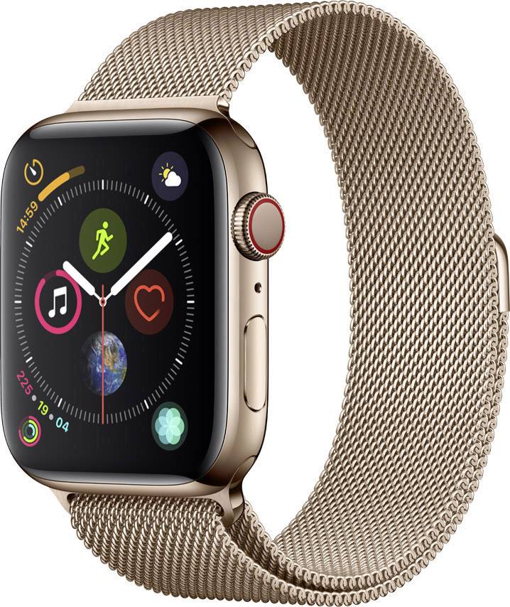 Apple Watch Series 4 GPS + Cellular 44mm Edelstahlgehäuse Gold 