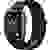 Apple Watch Sport Series 4 40 mm Aluminiumgehäuse Spacegrau Sportarmband Schwarz