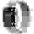 Apple Watch Sport Series 4 44 mm Aluminiumgehäuse Silber Sportarmband Weiß