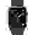 Apple Watch Sport Series 4 44 mm Aluminiumgehäuse Spacegrau Sportarmband Schwarz