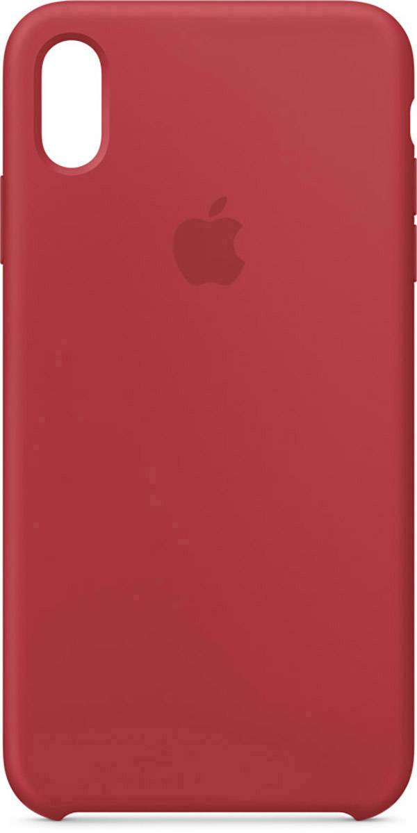 Apple Silikon Case Backcover Apple iPhone XS Max Rot MRWH2ZM/A