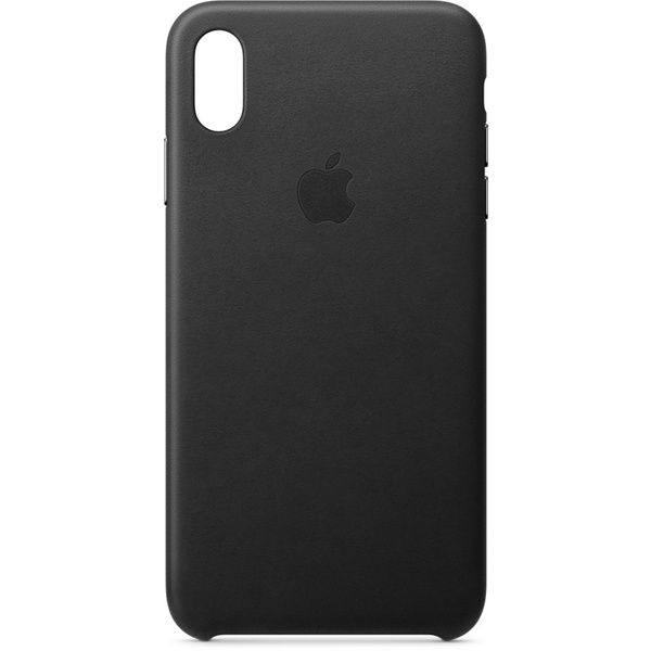 Apple Leder Case Coque arrière Apple iPhone XS Max noir