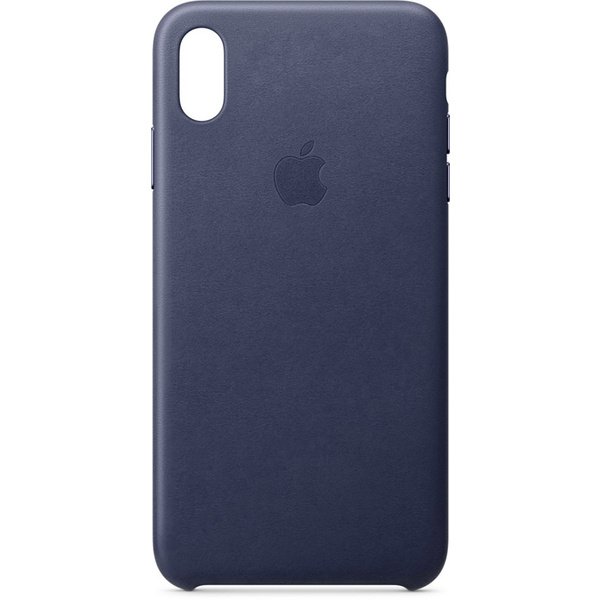 Apple Leder Case Backcover iPhone XS Max Mitternachtsblau