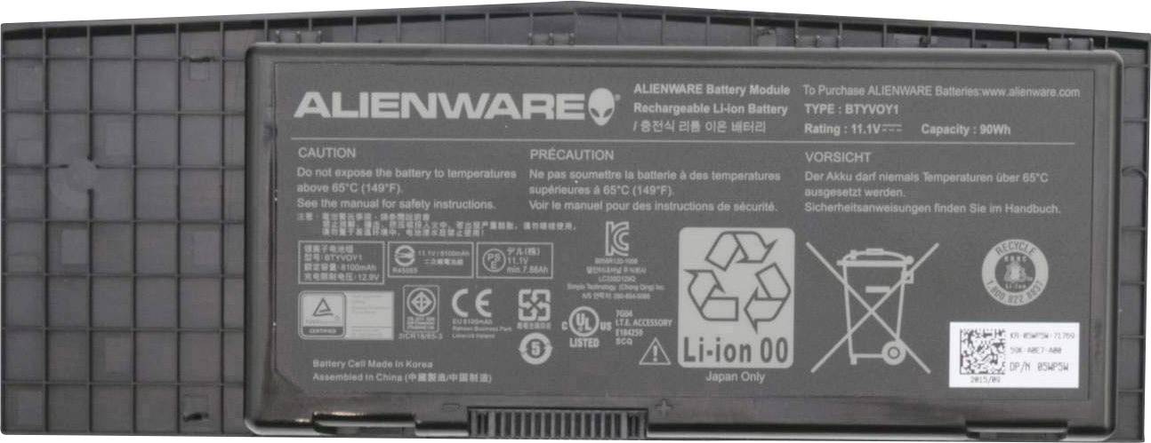 Dell Notebook-Akku 5WP5W 11.1V 8100 mAh