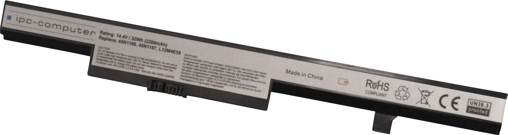 Ipc-computer Notebook-Akku L12M4E55 14.4V 2200 mAh Lenovo