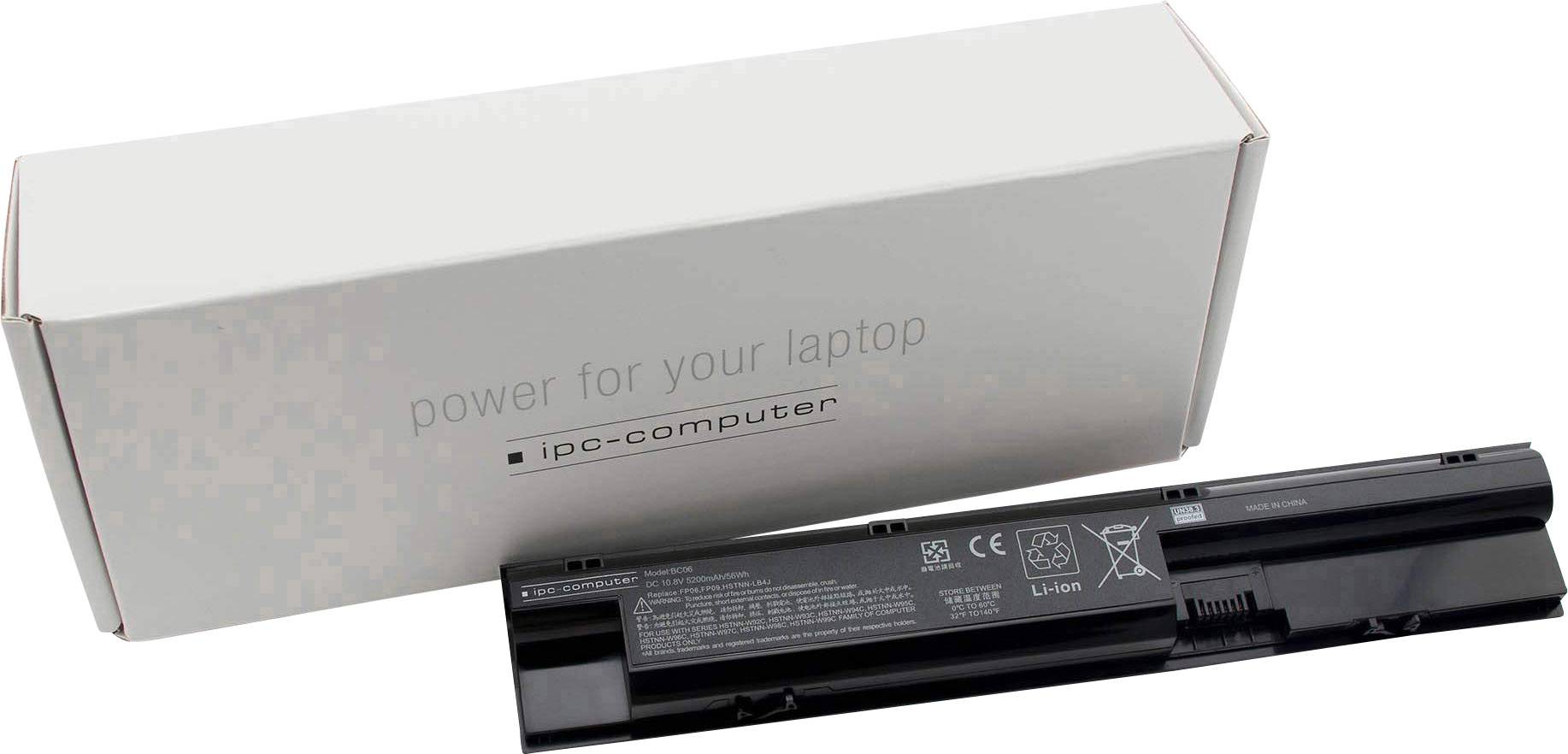 Ipc-computer Notebook-Akku 708457-001 56Wh 10.8V 5200 mAh HP