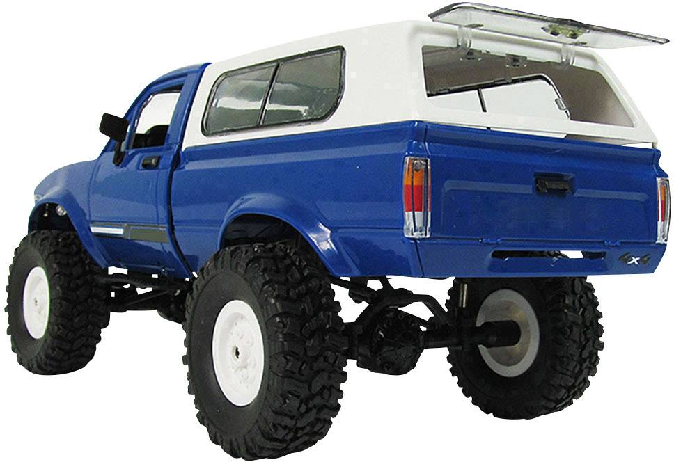 Amewi Offroad-Truck Blau Brushed 1:16 RC Modellauto Elektro Geländewagen Allradantrieb (4WD) RtR Inkl. Akku und Ladegerät