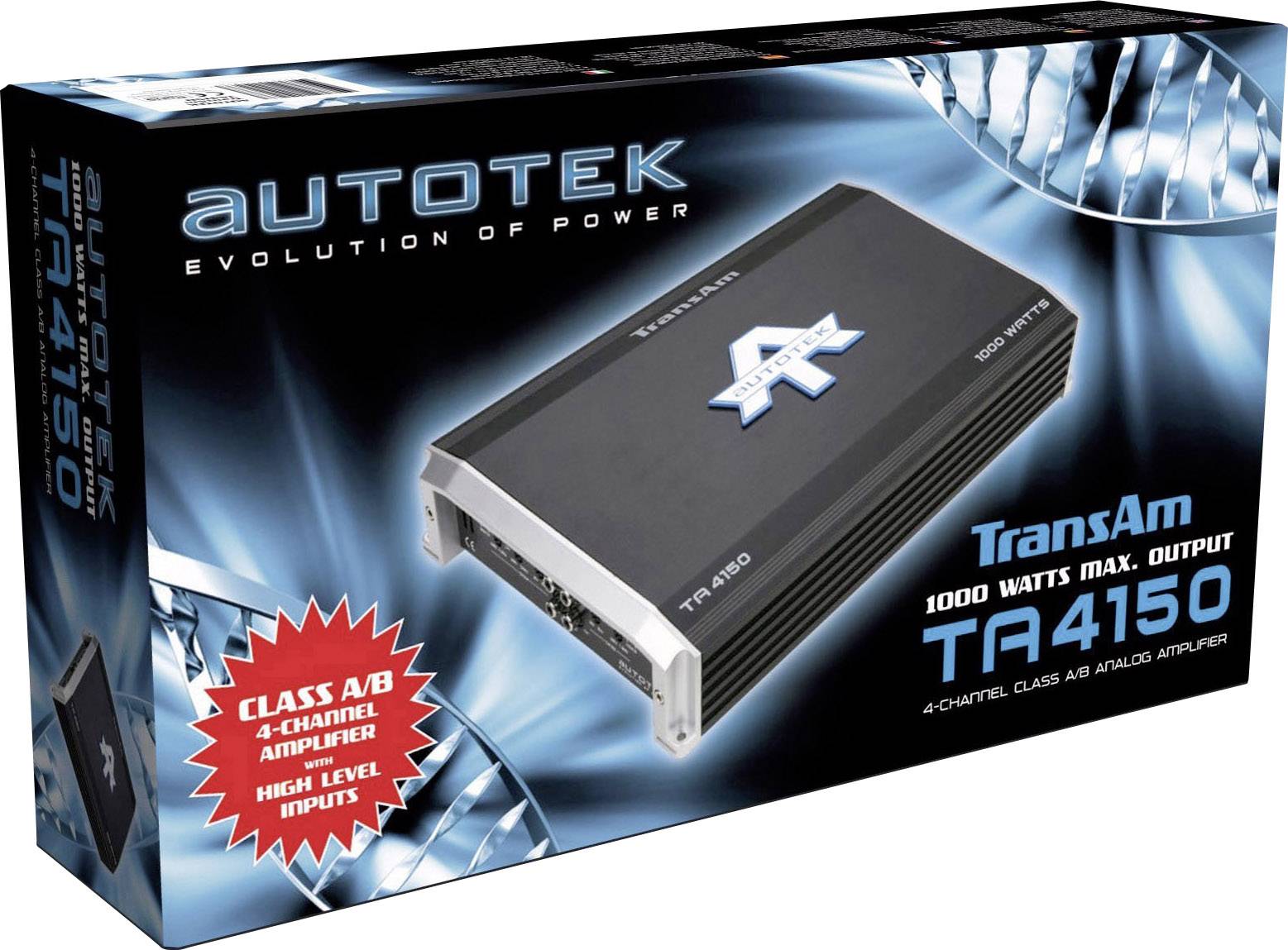 Autotek TA4150 4-Kanal Endstufe