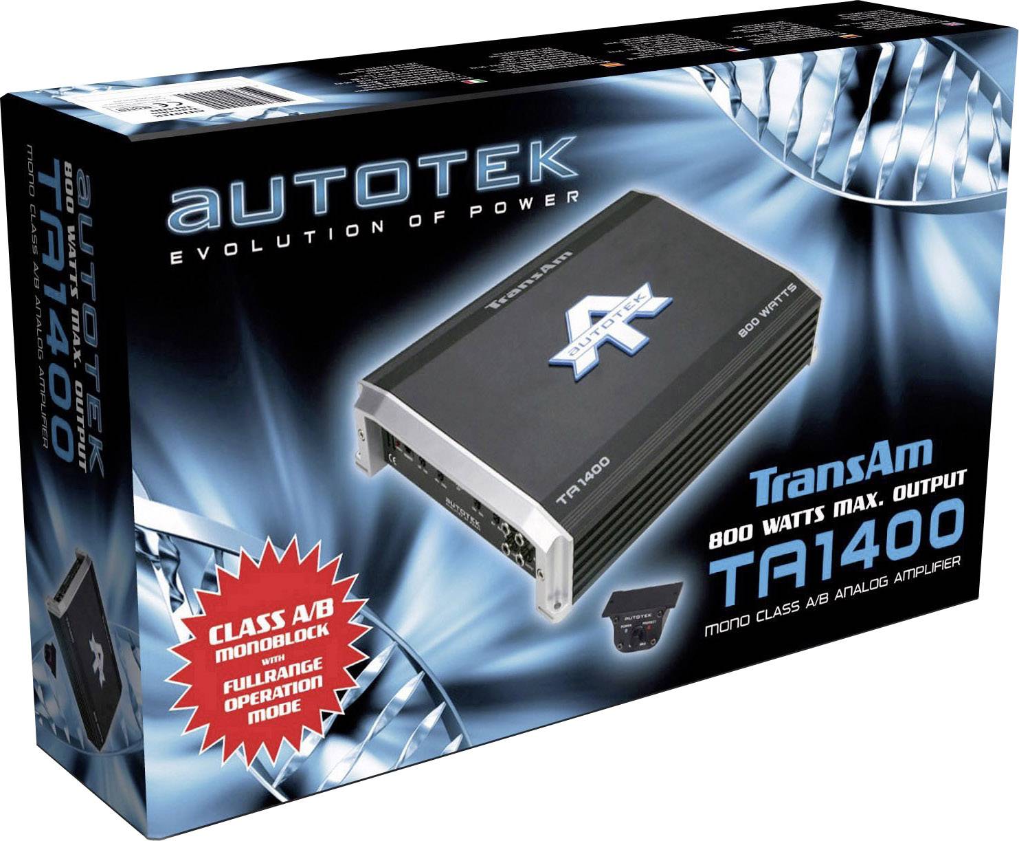 Autotek TA1400 1-Kanal Endstufe