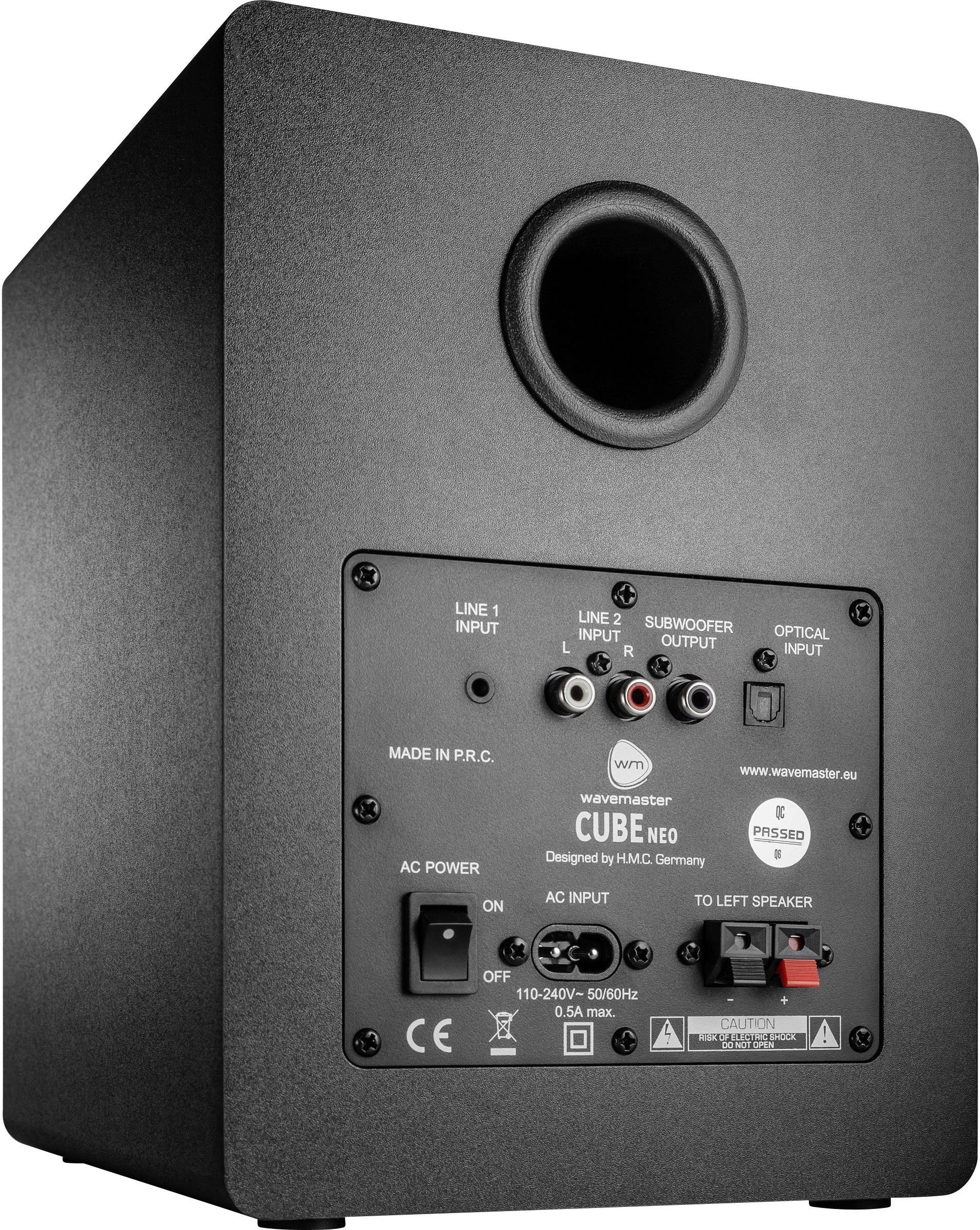 Wavemaster CUBE Neo Aktiver Monitor-Lautsprecher 13cm 5 Zoll 50W 1St.