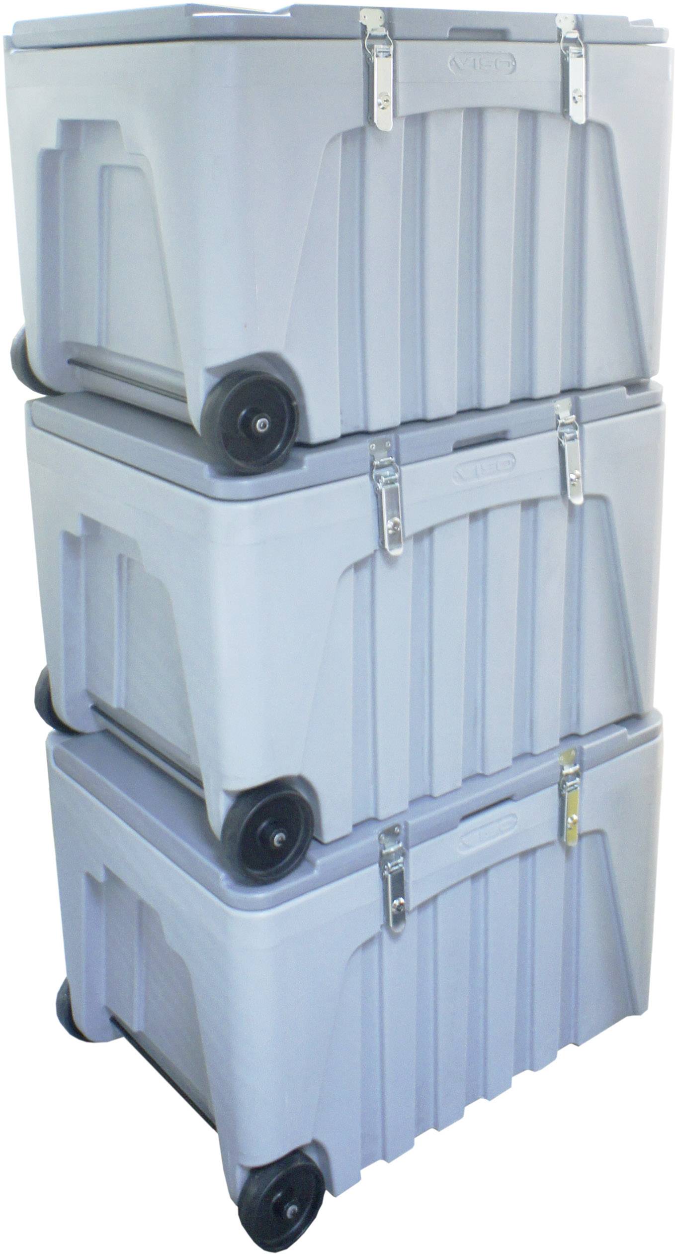 VISO KOFPRO 841 Kunststoffbox (B x H x T) 800 x 550 x 400mm Grau 1St.