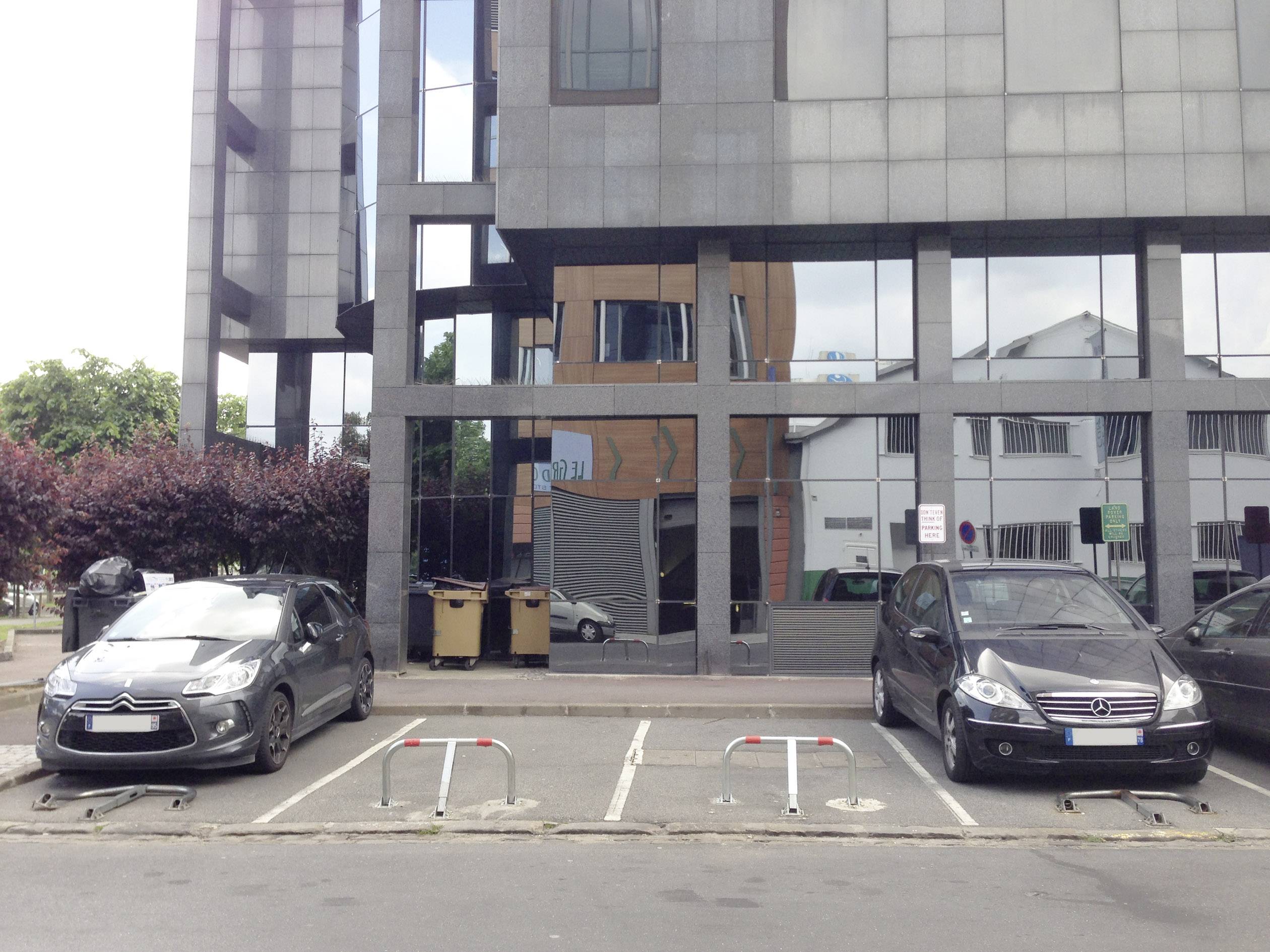 VISO STOPBLOCK rkplatzsperre Parkplatzbegrenzung (Ø x H) 55mm x 456mm