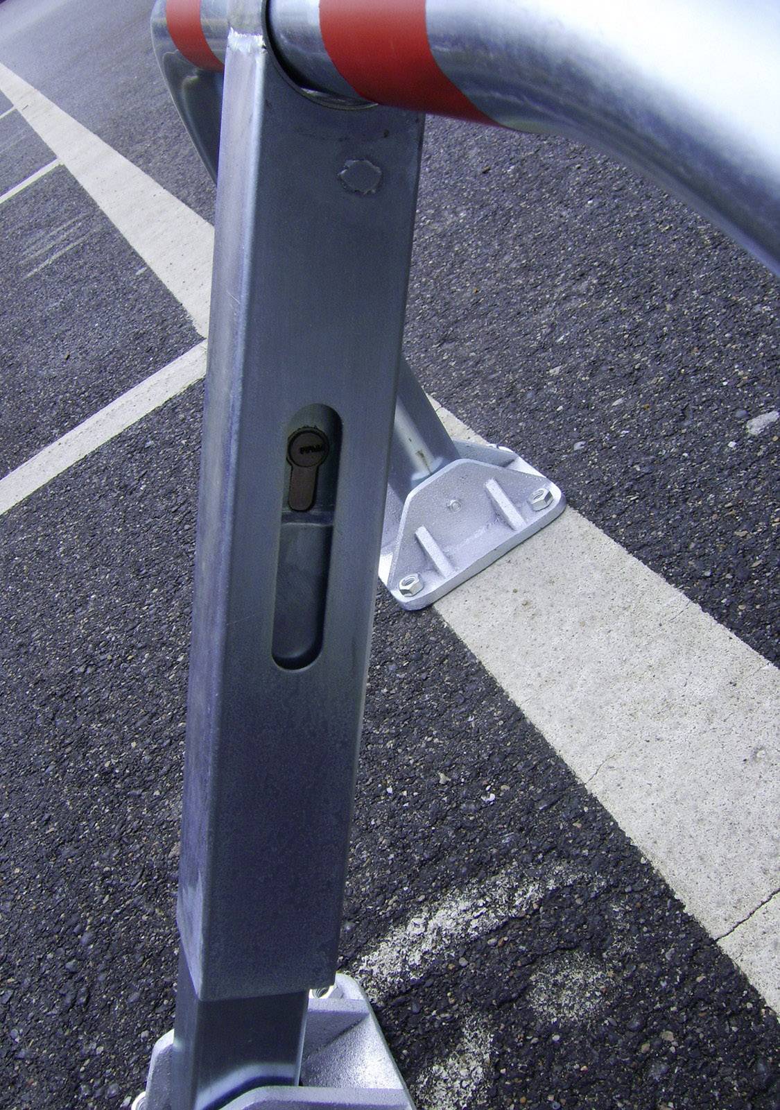 VISO STOPBLOCK rkplatzsperre Parkplatzbegrenzung (Ø x H) 55mm x 456mm