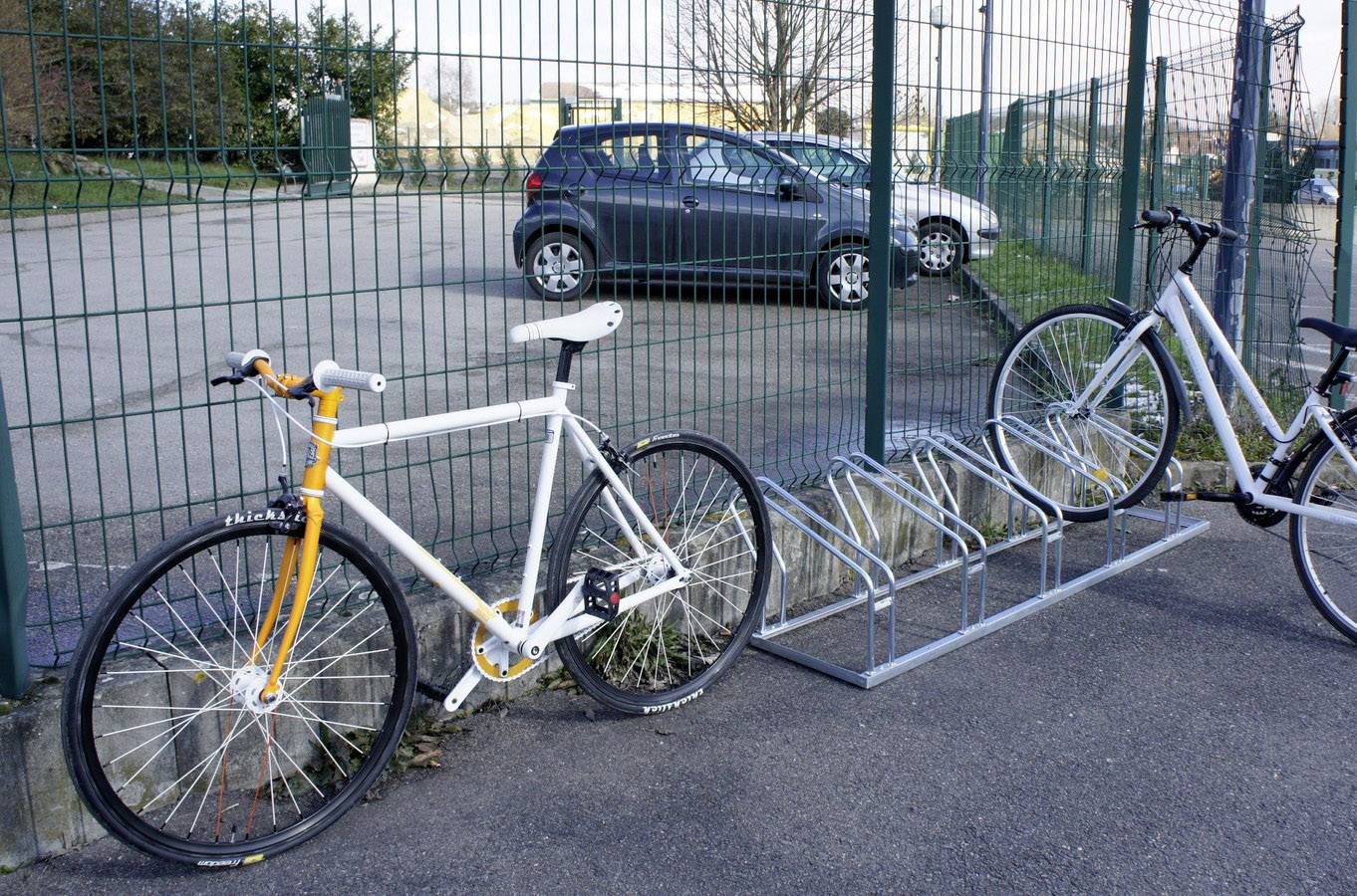 VISO VELO 52 Fahrradständer Anzahl Einstellplätze=10 Stahl Silber