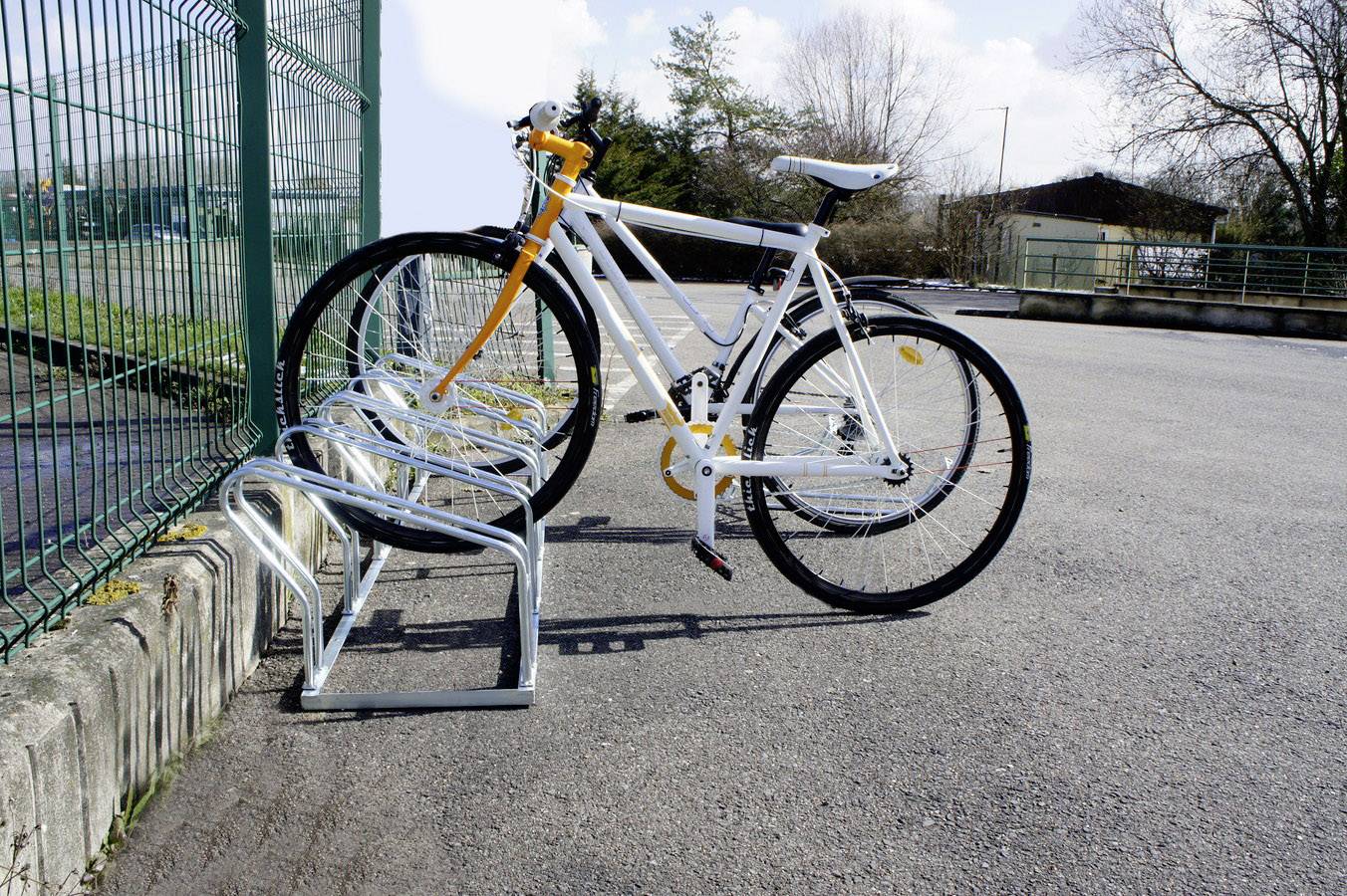 VISO VELO 52 Fahrradständer Anzahl Einstellplätze=10 Stahl Silber