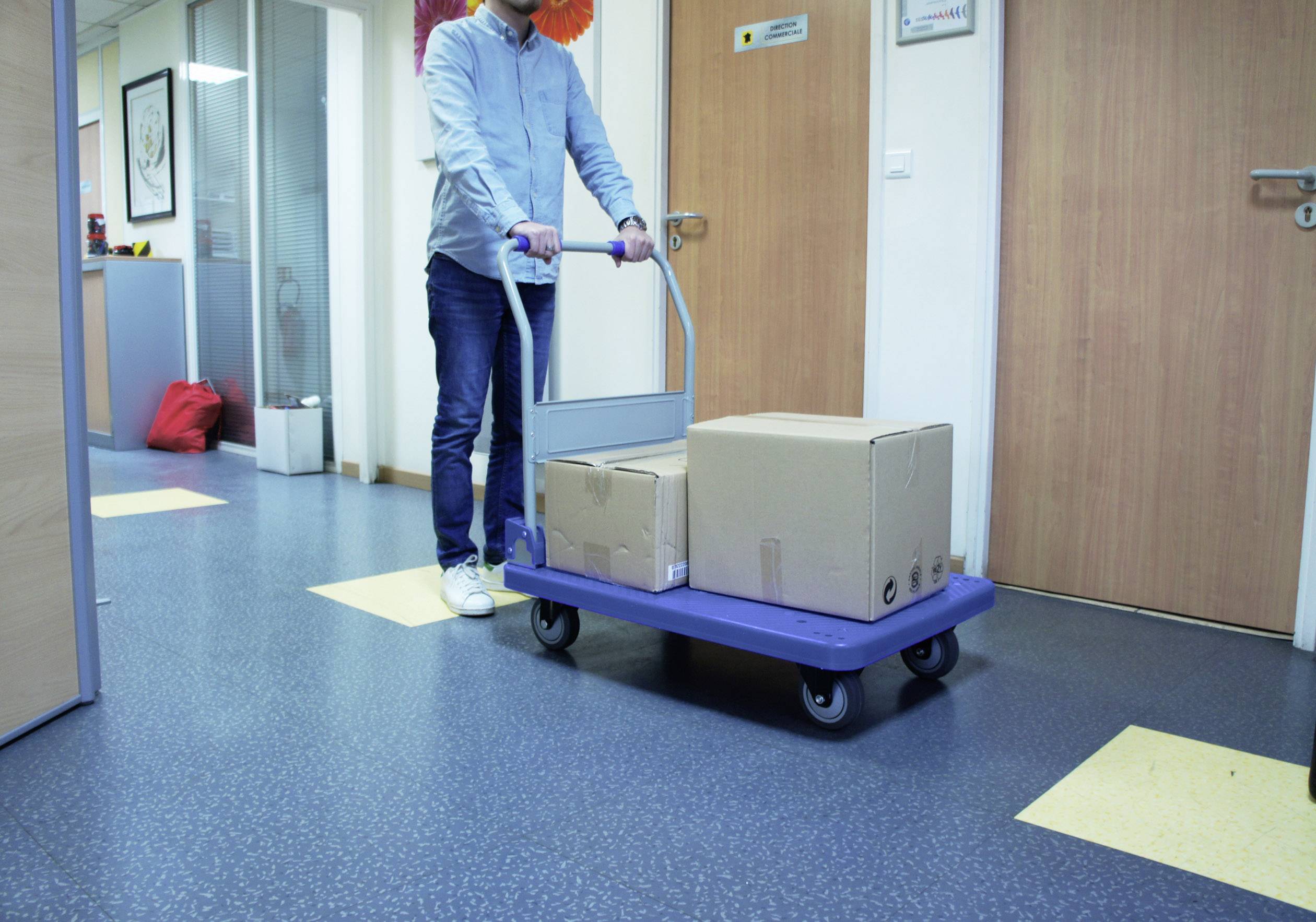 VISO RMZ910 Plattformwagen klappbar Kunststoff Traglast (max.): 300kg