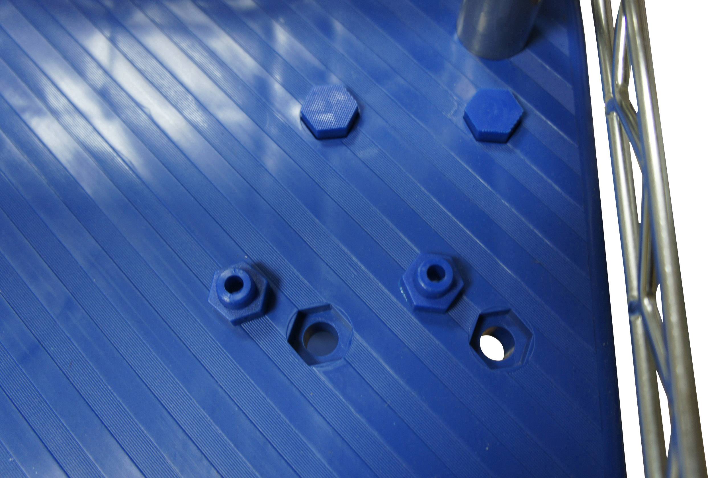 VISO SERVANTE300 Servierwagen Kunststoff Traglast (max.): 150kg Blau, Silber