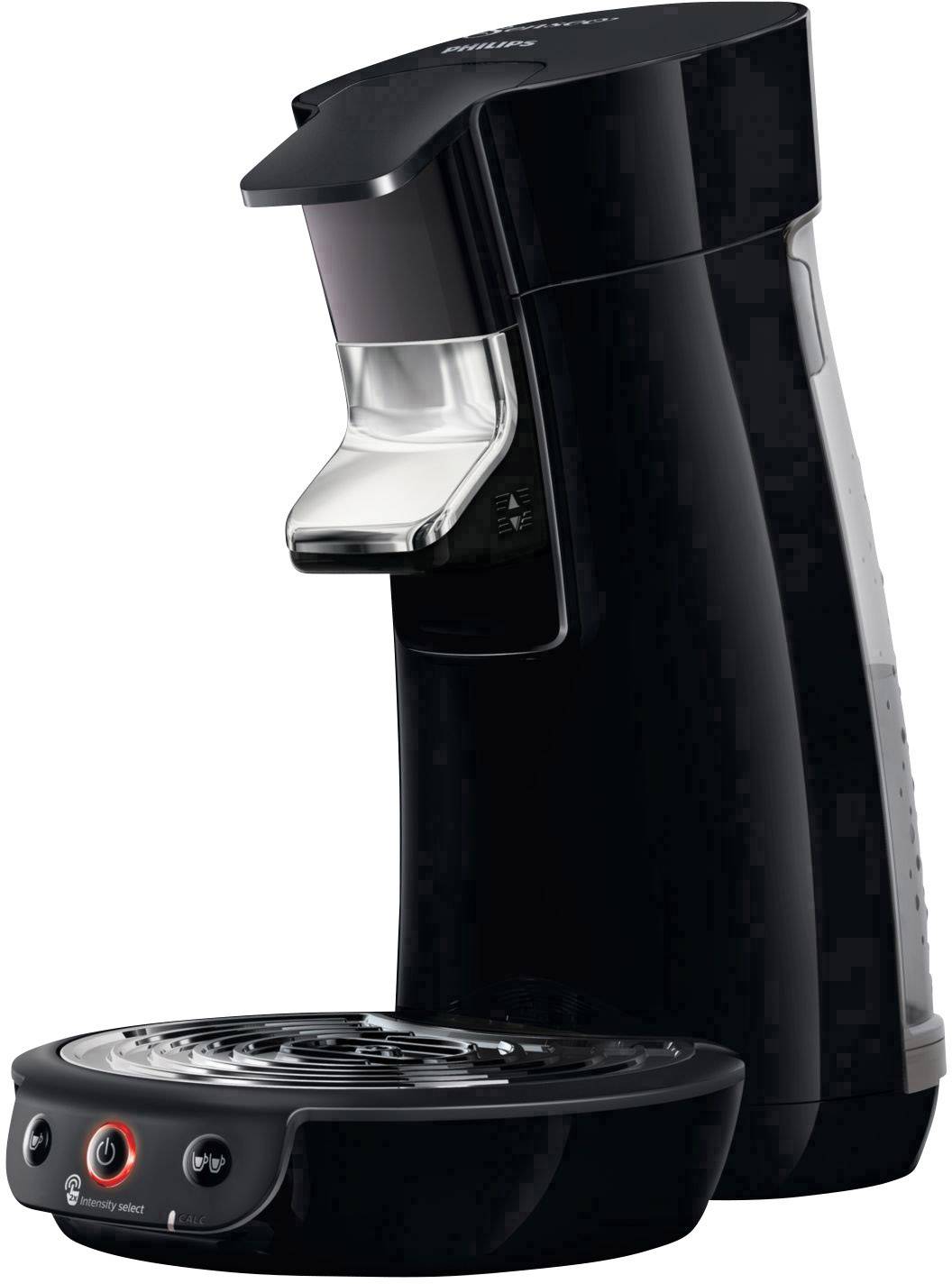 SENSEO® Viva Café HD6563/60 Kaffeepadmaschine Schwarz Höhenverstellbarer Kaffeeauslauf