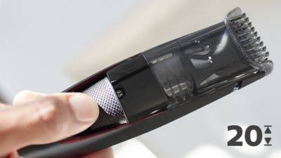 Philips Bodycare BT7500/15 Bartschneider Vakuum-Schneider Schwarz