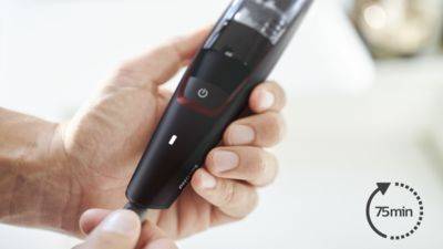 Philips Bodycare BT7500/15 Bartschneider Vakuum-Schneider Schwarz