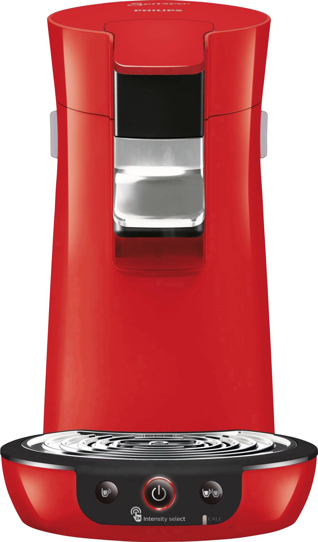 SENSEO® Viva Café HD6563/80 Kaffeepadmaschine Rot Höhenverstellbarer Kaffeeauslauf