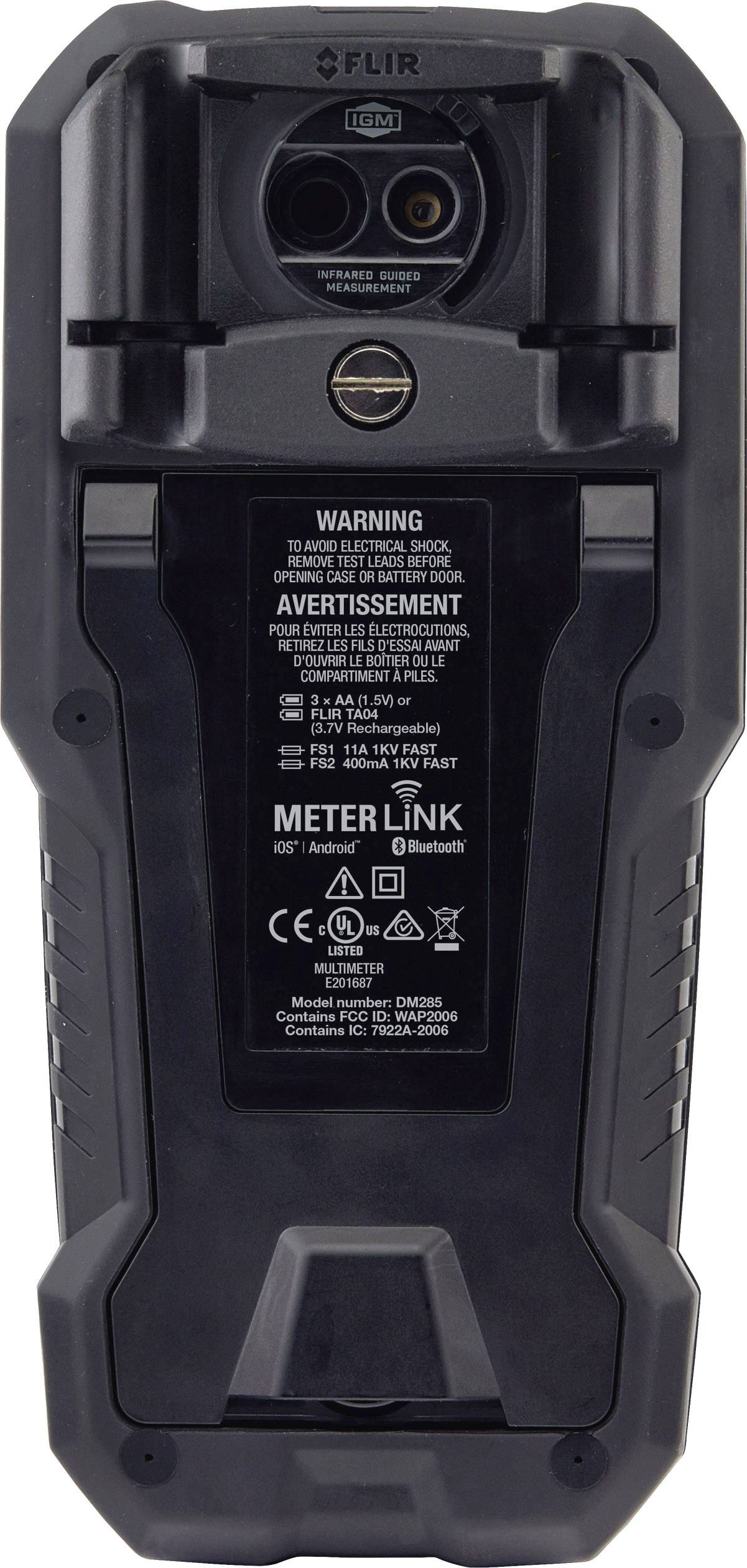FLIR DM285 Hand-Multimeter digital Grafik-Display, integrierte Wärmebildkamera CAT III 1000 V, CAT IV 600 V