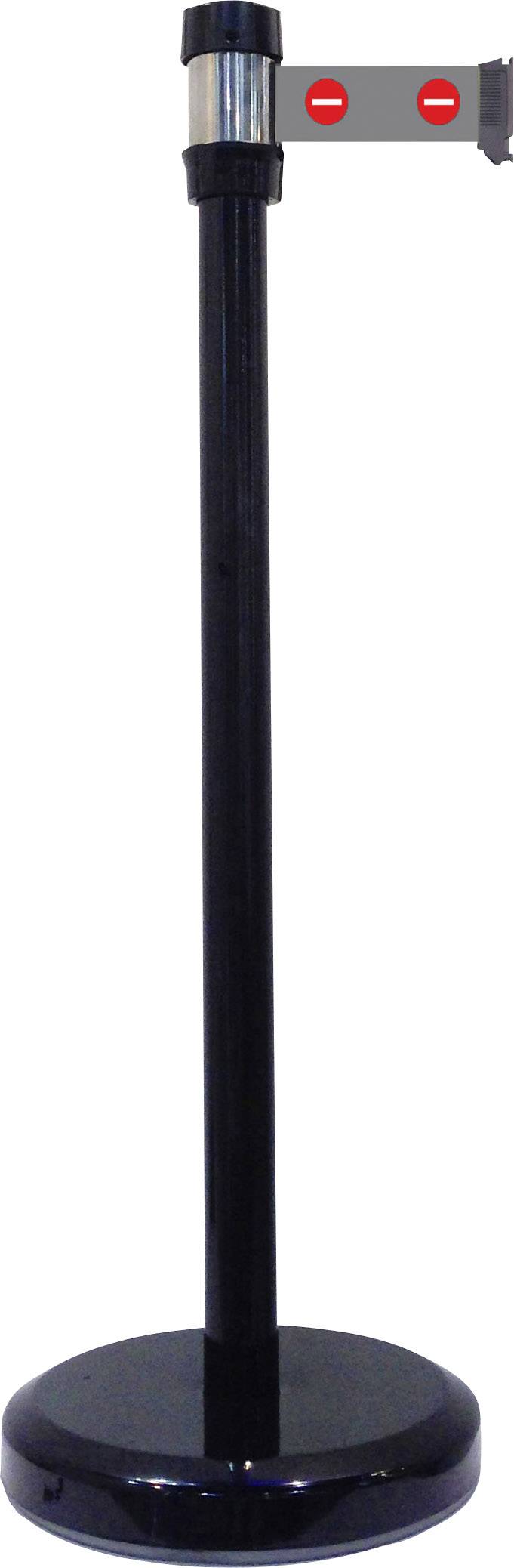 VISO RS 2 BK ENT mit Symbol Gurtabsperrpfosten Steht selbstständig am Boden Gurt-/Ketten-Länge (Details) 2m