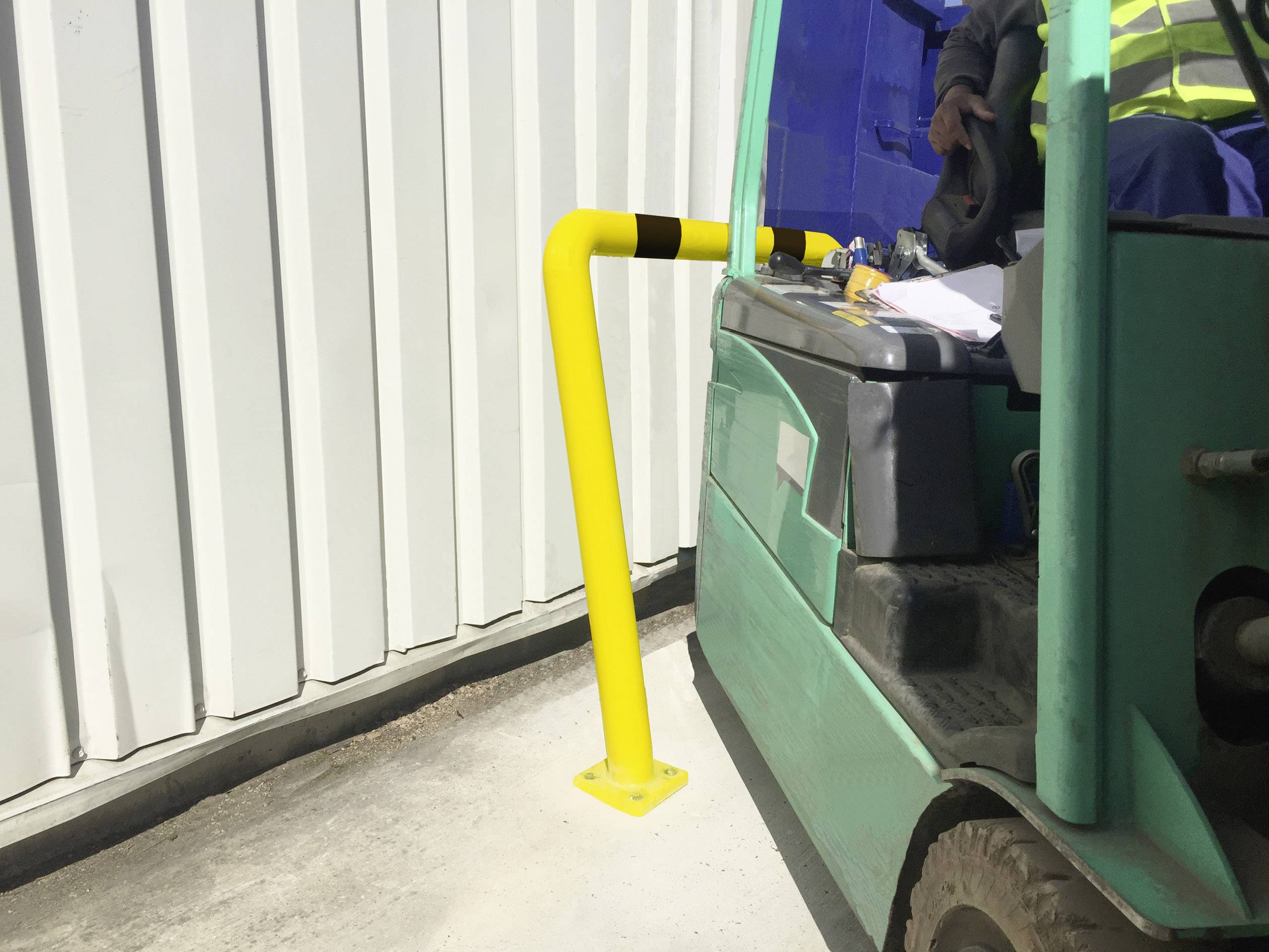 VISO TPX 12100 NJ Rammschutz-Bügel Schwarz, Gelb (Ø x H) 80mm x 1000mm