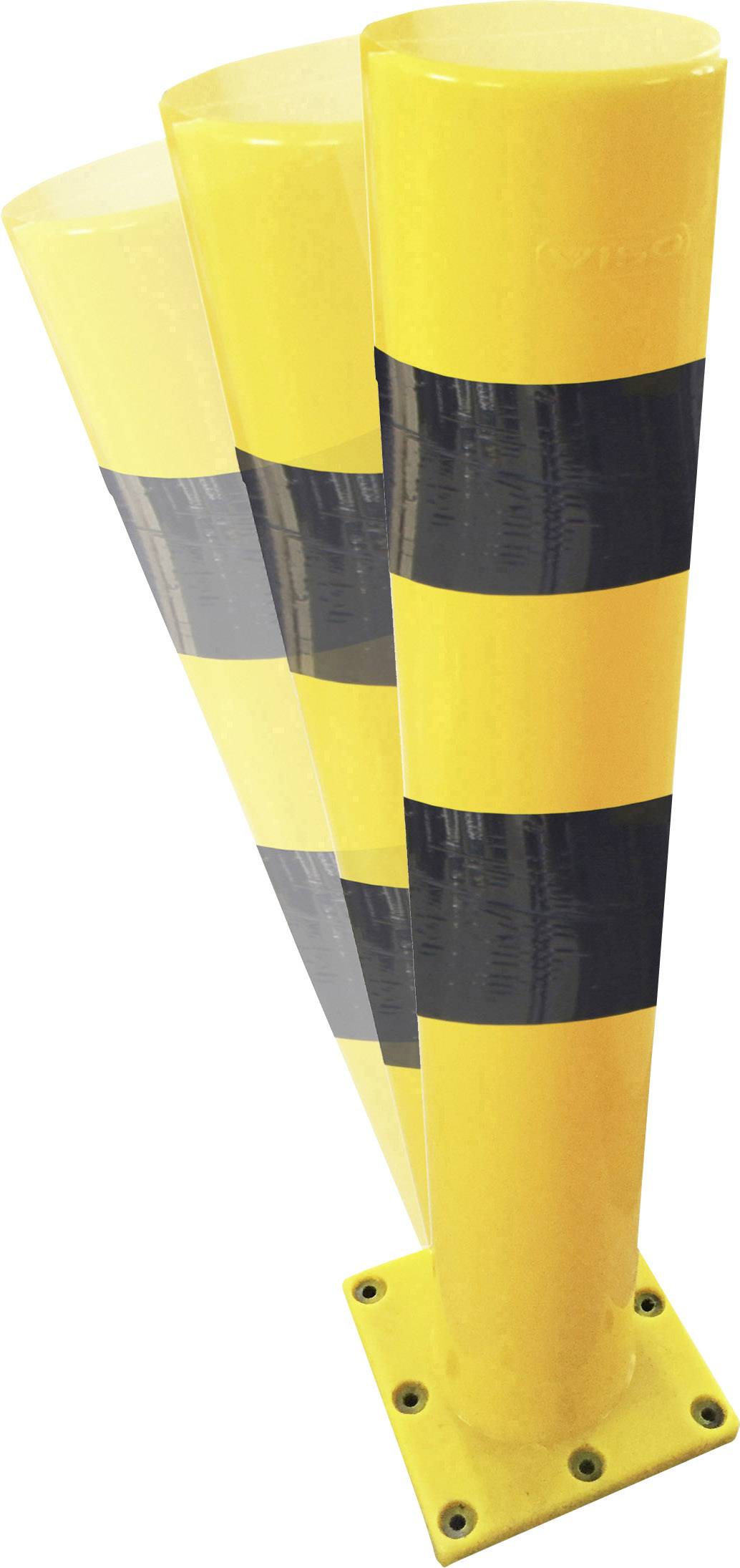 VISO TPX 160 NJ Rammschutz-Poller Schwarz, Gelb (Ø x H) 160mm x 1000mm