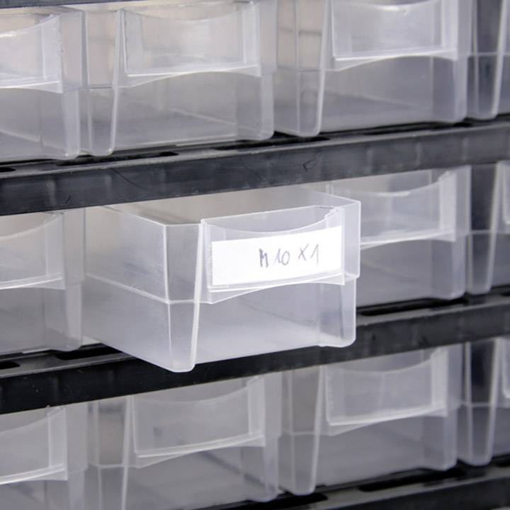 Allit 458140 Lagermagazin VarioPlus Basic D 21 (B x H x T) 305 x 435 x 170mm Schwarz, Grau, Gelb 1St.