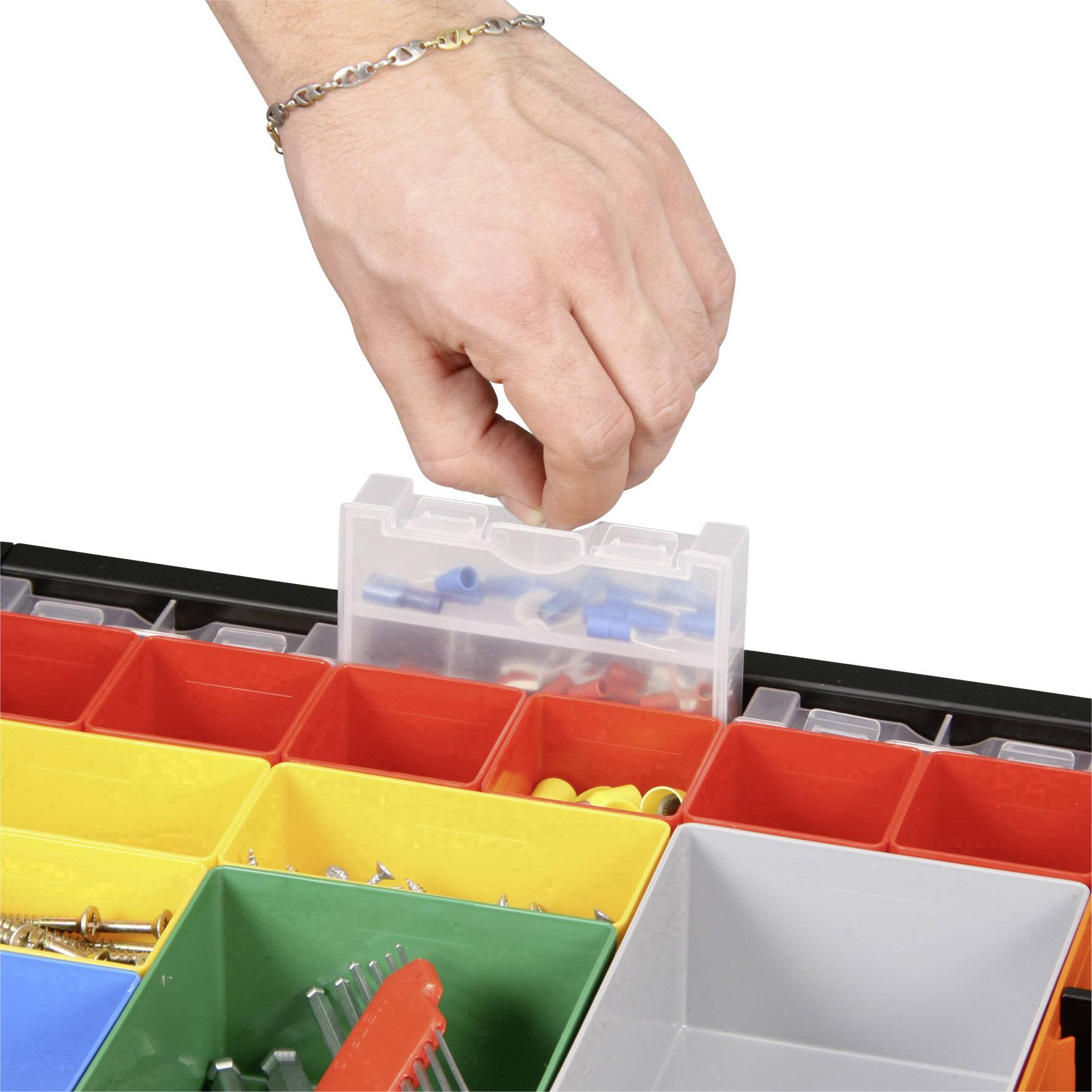 Allit EuroPlus Pro S 44L-25 Sortimentskasten (B x H x T) 435 x 345 x 59 mm Anzahl Fächer: 22 Inhalt 1 St.