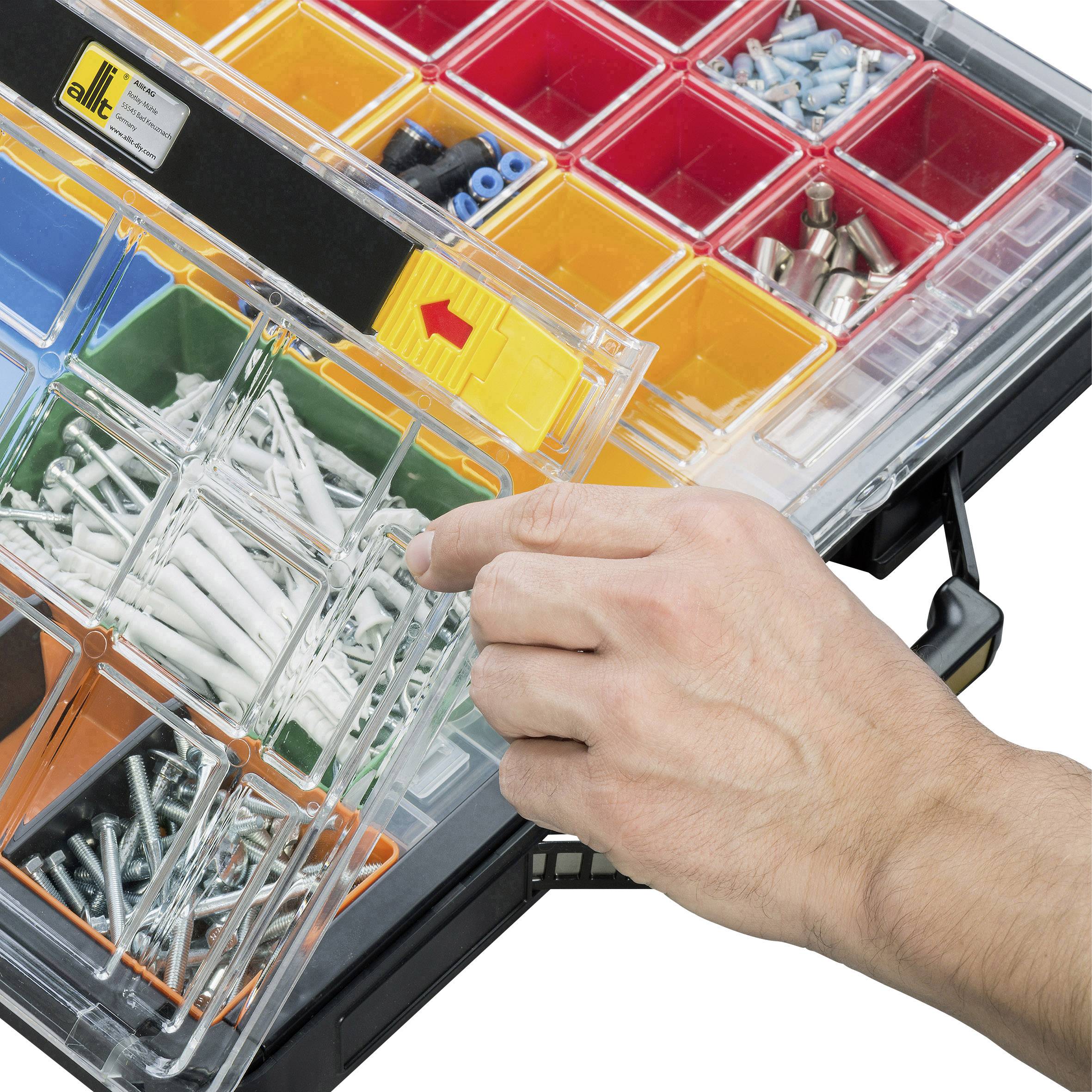 Allit EuroPlus Pro S 44L-25 Sortimentskasten (B x H x T) 435 x 345 x 59 mm Anzahl Fächer: 22 Inhalt 1 St.