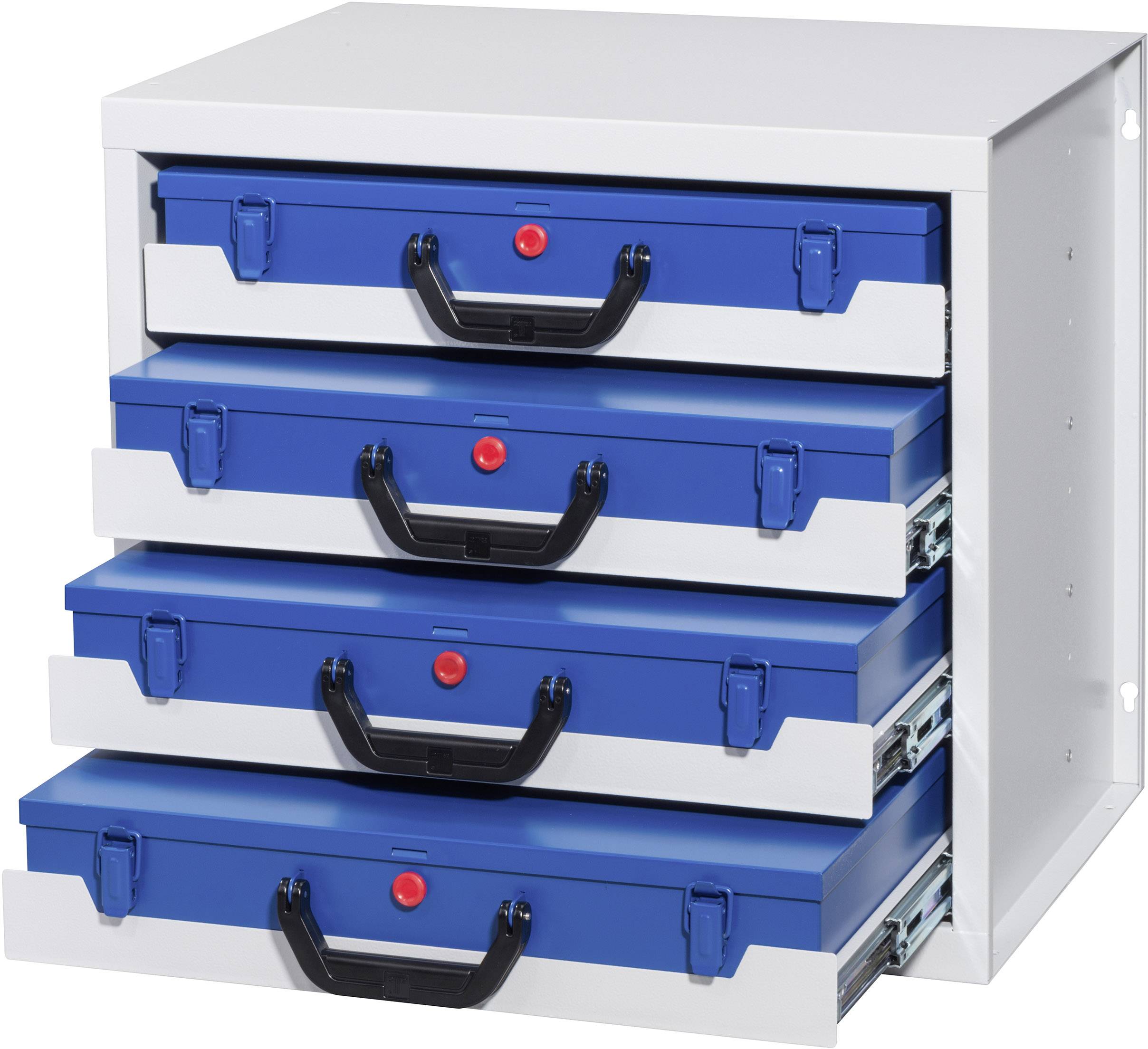 Allit 455805 Gehäuse für Schubladensystem EuroPlus Depot M (B x H x T) 380 x 465 x 505mm Grau 1St.