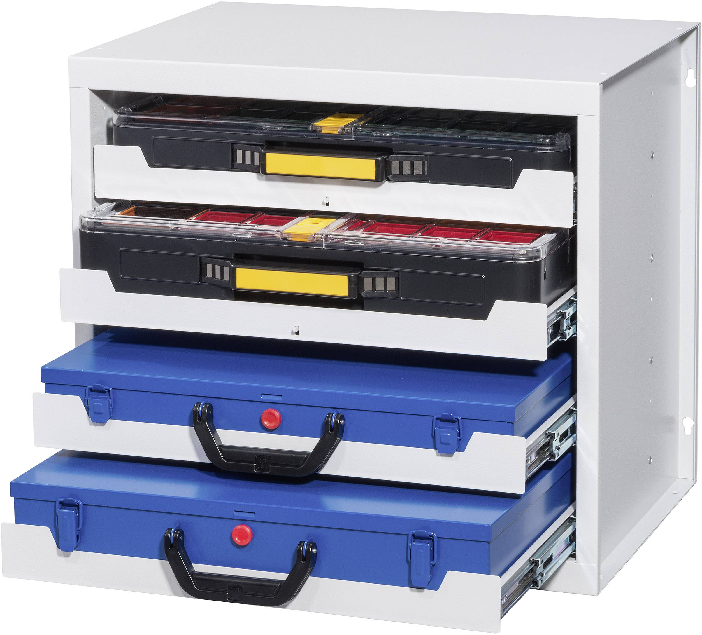 Allit 455805 Gehäuse für Schubladensystem EuroPlus Depot M (B x H x T) 380 x 465 x 505mm Grau 1St.