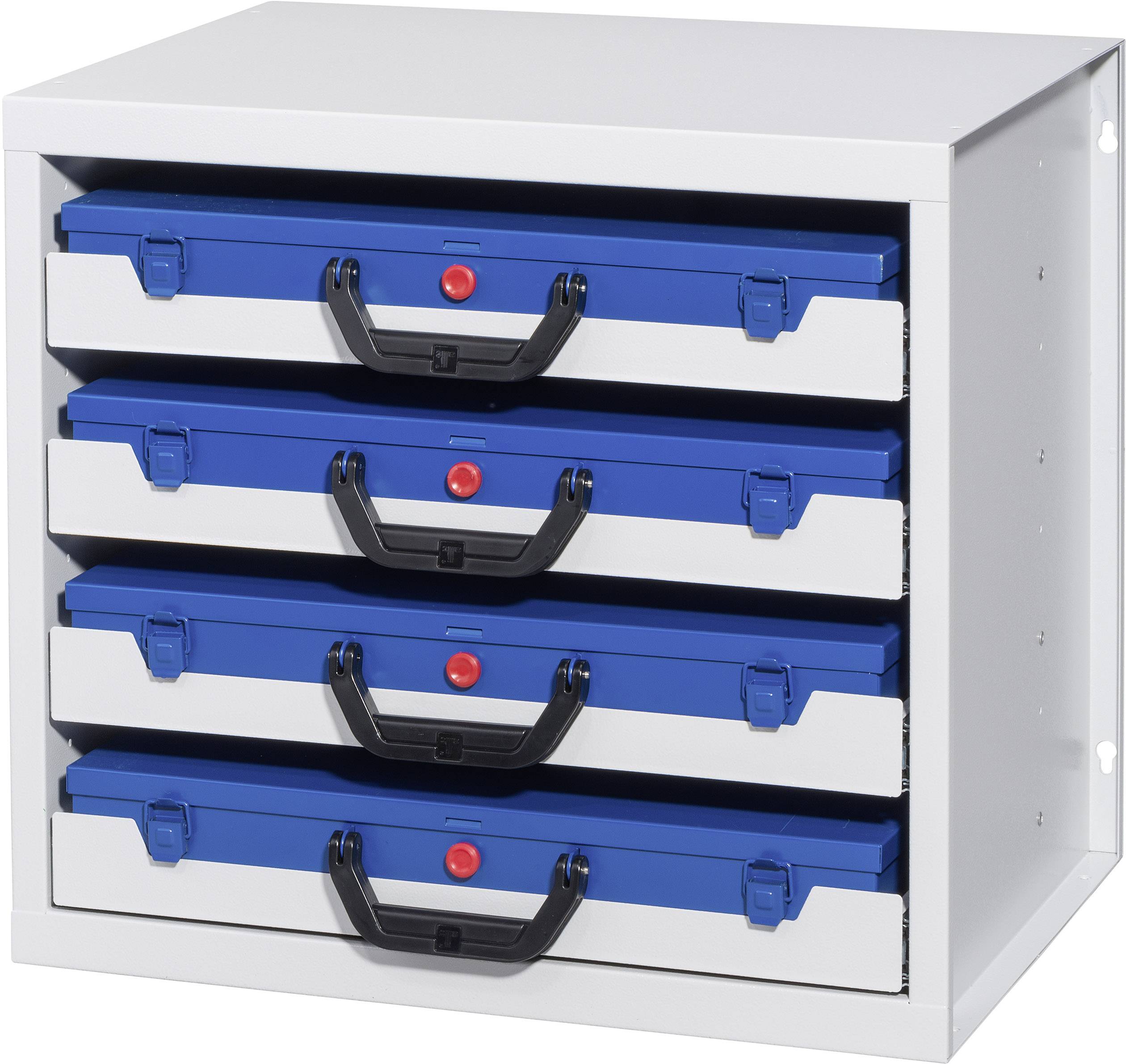 Allit 455805 Gehäuse für Schubladensystem EuroPlus Depot M (B x H x T) 380 x 465 x 505mm Grau 1St.