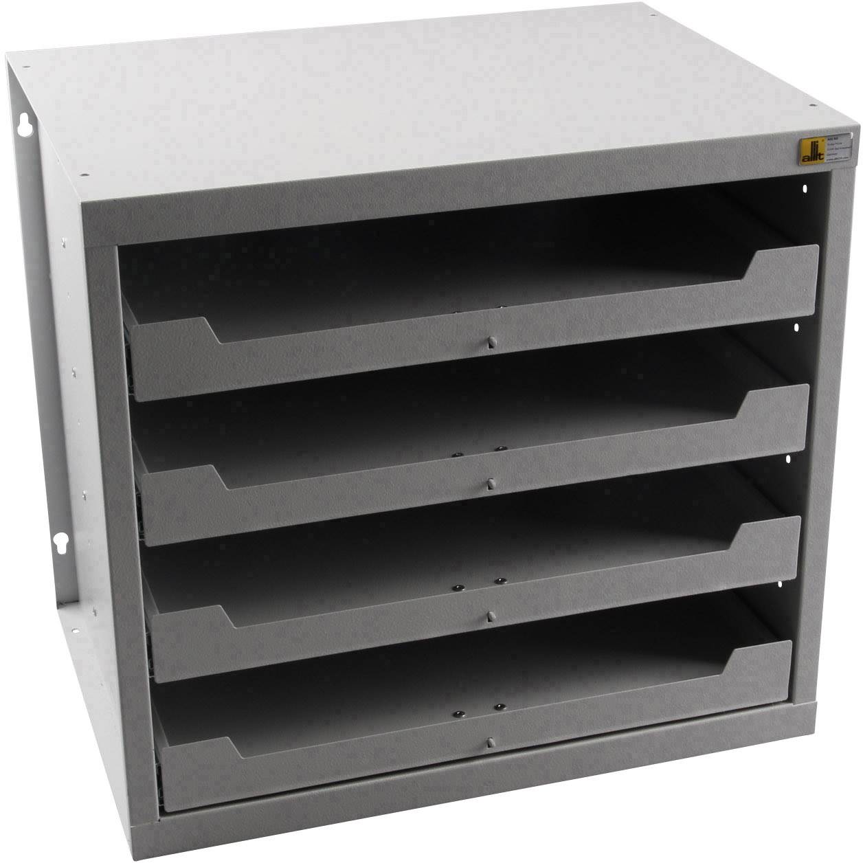 Allit 455805 Gehäuse für Schubladensystem EuroPlus Depot M (B x H x T) 380 x 465 x 505mm Grau 1St.