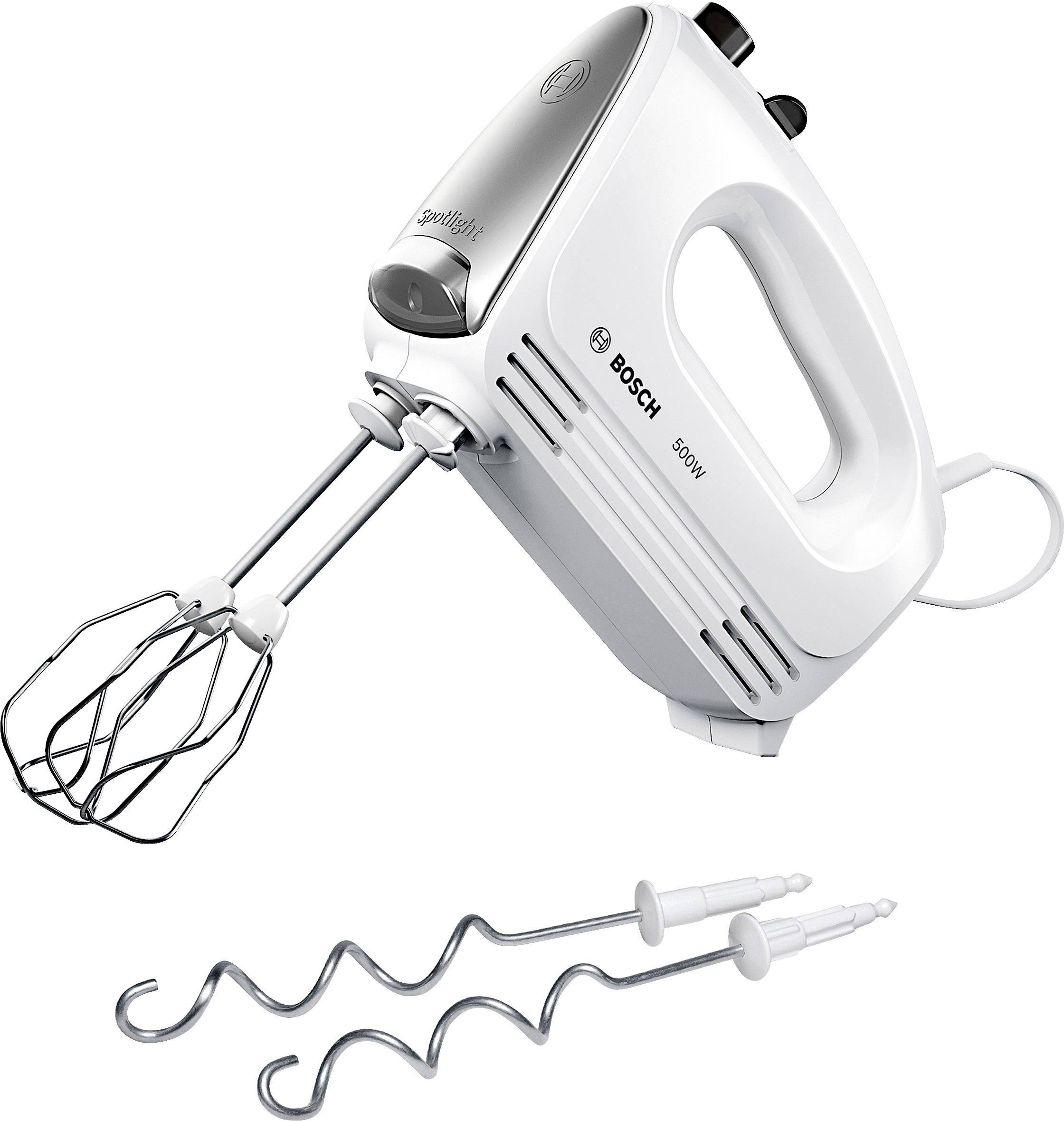 Bosch Haushalt Handmixer 500 W Weiß, Silber (matt)
