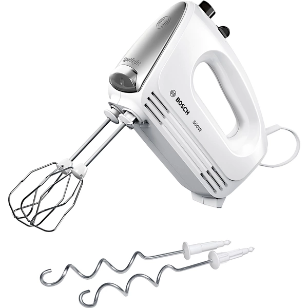 Bosch Haushalt Handmixer 500 W Weiß, Silber (matt) Bosch Haushalt Handmixer 500 W Weiß, Silber (matt)