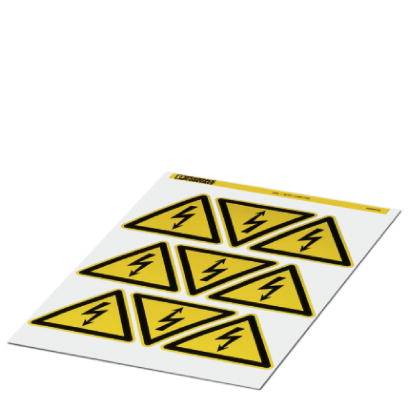 Phoenix Contact 0830435 Warnschild Achtung Folie selbstklebend 100mm DIN 61010-1 5St.